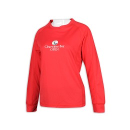 T956 Customized red printed logo T-shirt Golf Open Staff uniform T-shirt manufacturer T956 Customized red printed logo T-shirt Golf Open Staff uniform T-shirt manufacturer